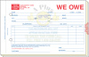 AP-SA-1506-IMP • Imprinted We Owe Form